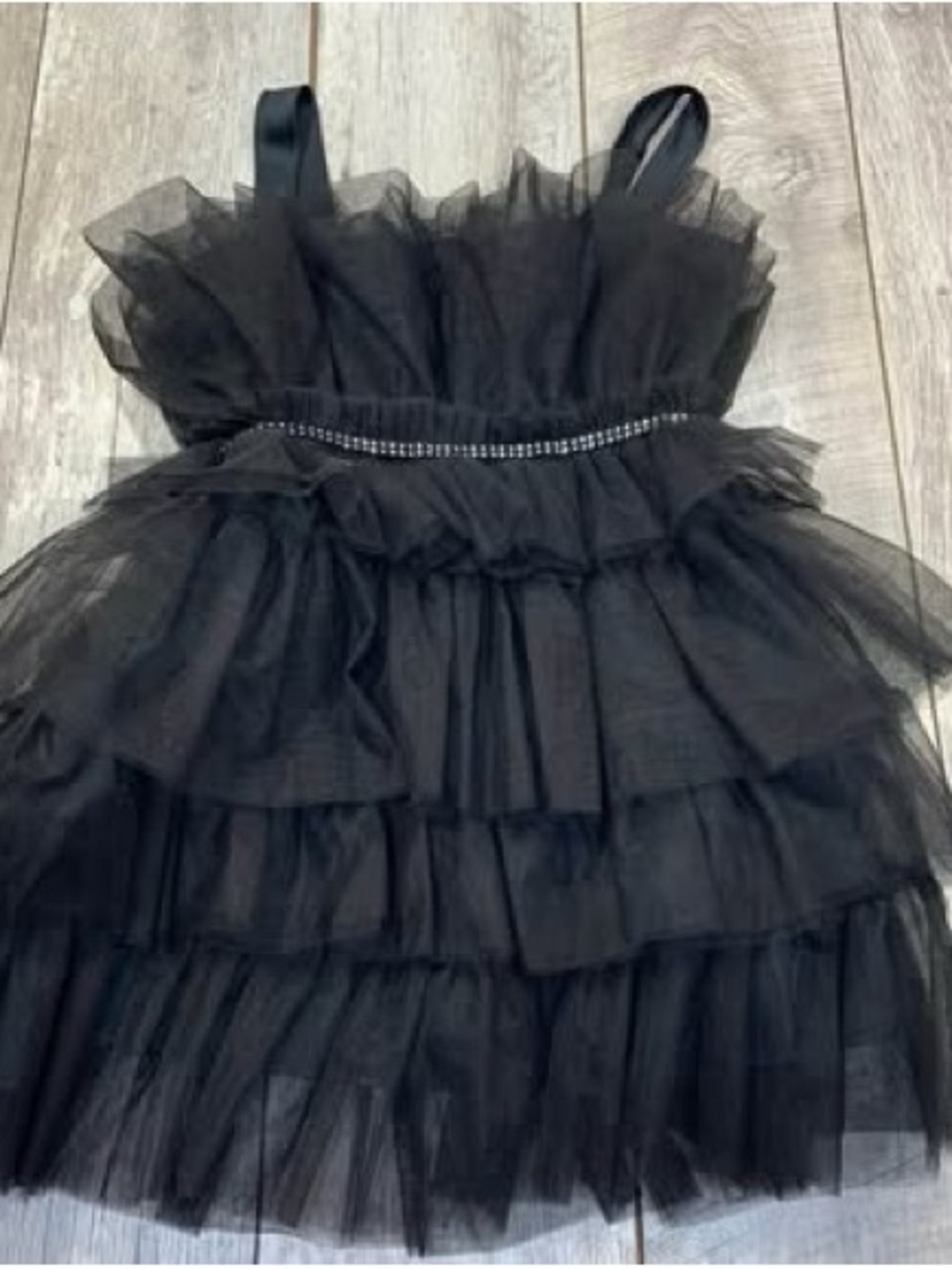 Streetwear Society women’s prom party dress size medium with crinoline black